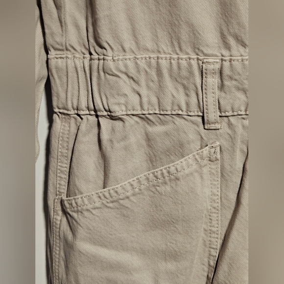 Universal Thread Ecru Utility Jumpsuit Size 8 - Picture 7 of 16